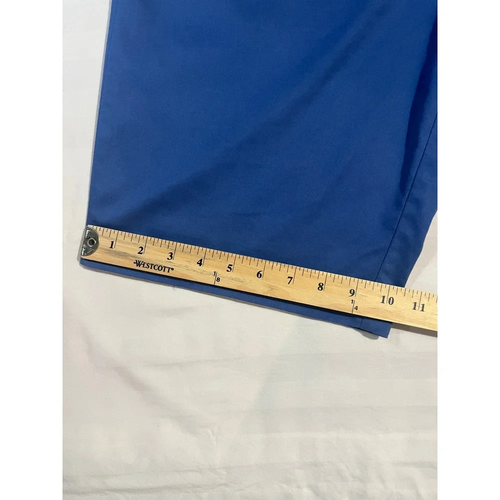 Banana Republic Emerson Shorts Mens 32 Blue Flat Front‎ Chino Straight Leg